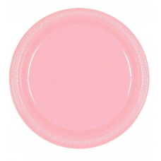 Snack Size Plates - Pastel Pink 25pk